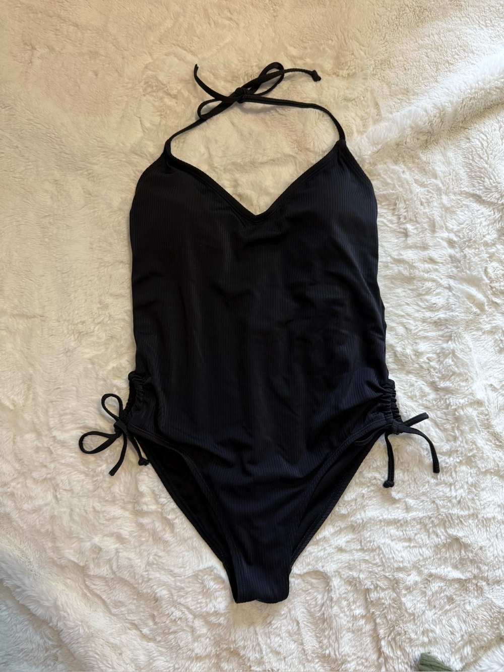 Endless Waves Women’s Black Halter One-Piece Swimsuit